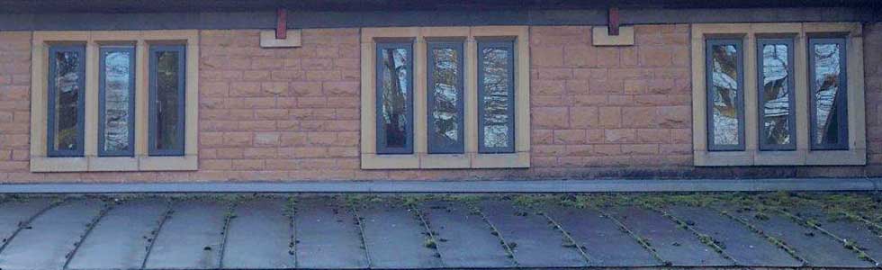 Local church hall window surrounds