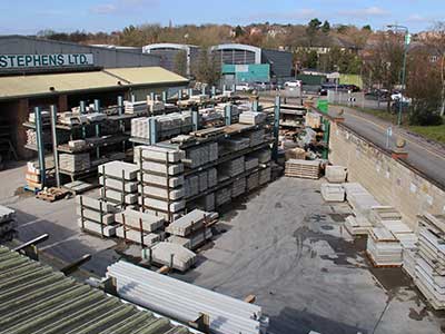 Castle Concrete's Storage Yard